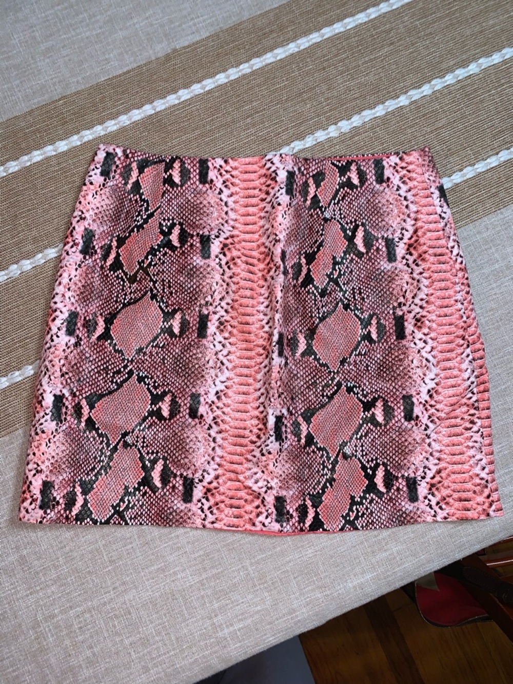 Endless Rose Pink Snake Print Mini Skirt